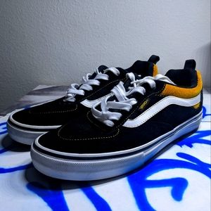 Vans Kyle Walker Corduroy Pro Shoes - Black/Yolk Yellow